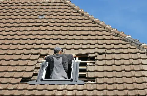 Pose de velux - Pommeret